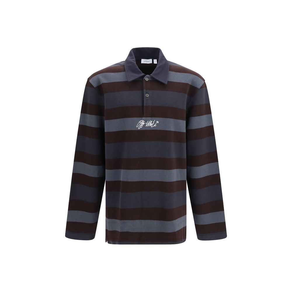 Off-White Multicolor Cotton Polo Shirt