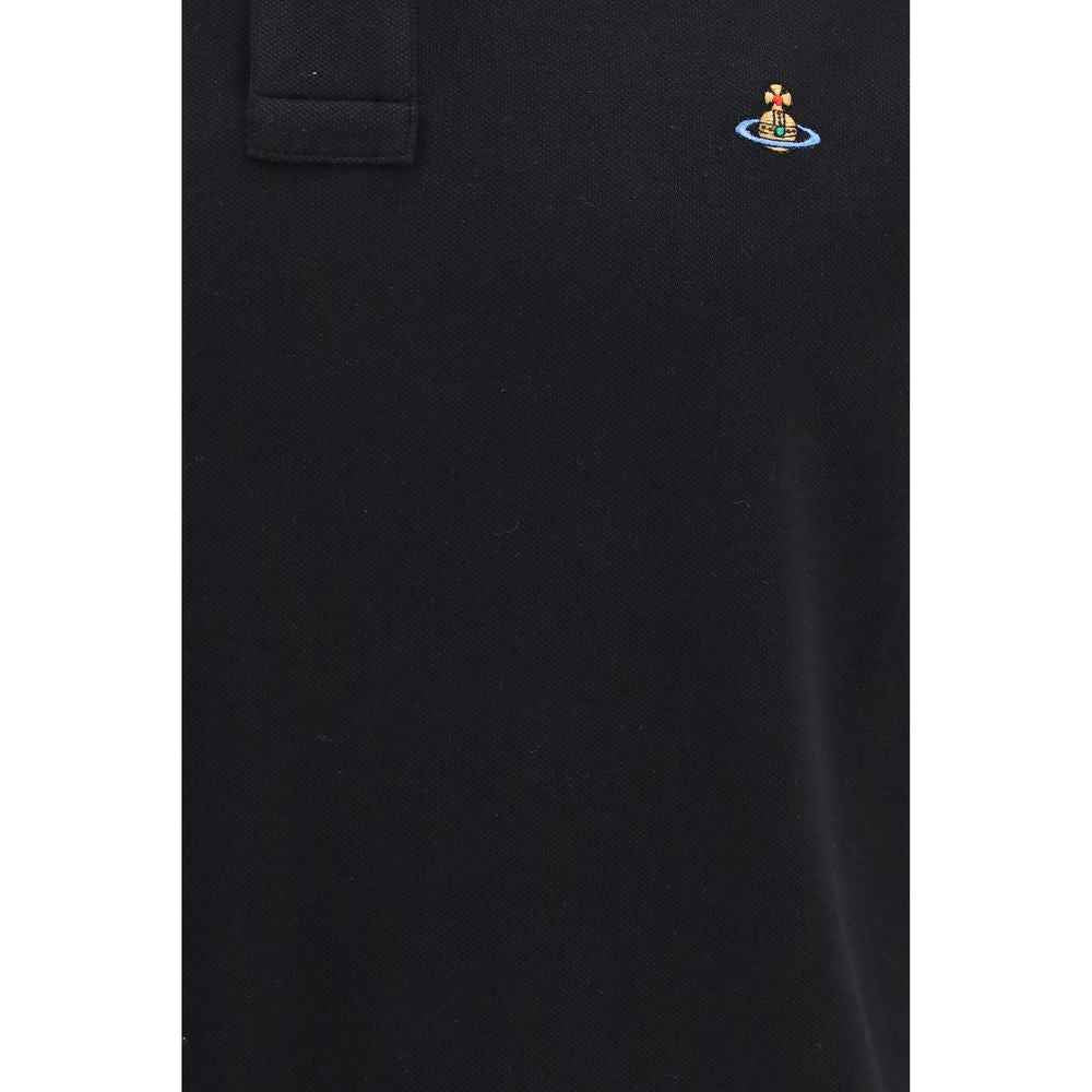 Vivienne Westwood Black Cotton Polo Shirt