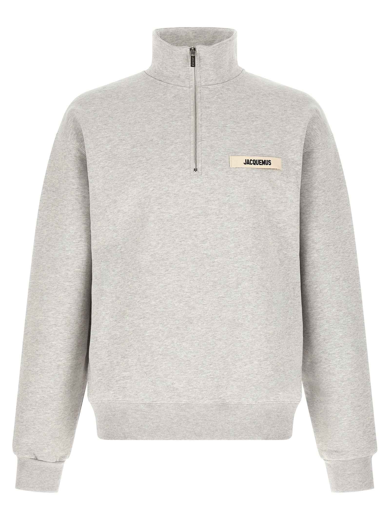 Jacquemus Gray Cotton Sweatshirt