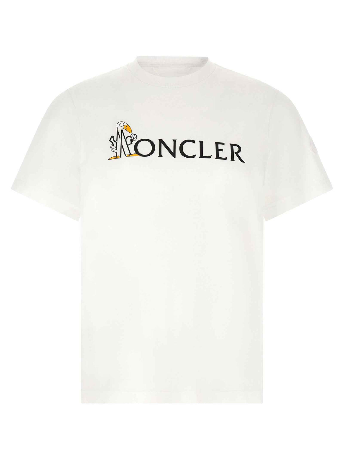 Moncler White Cotton T-Shirt
