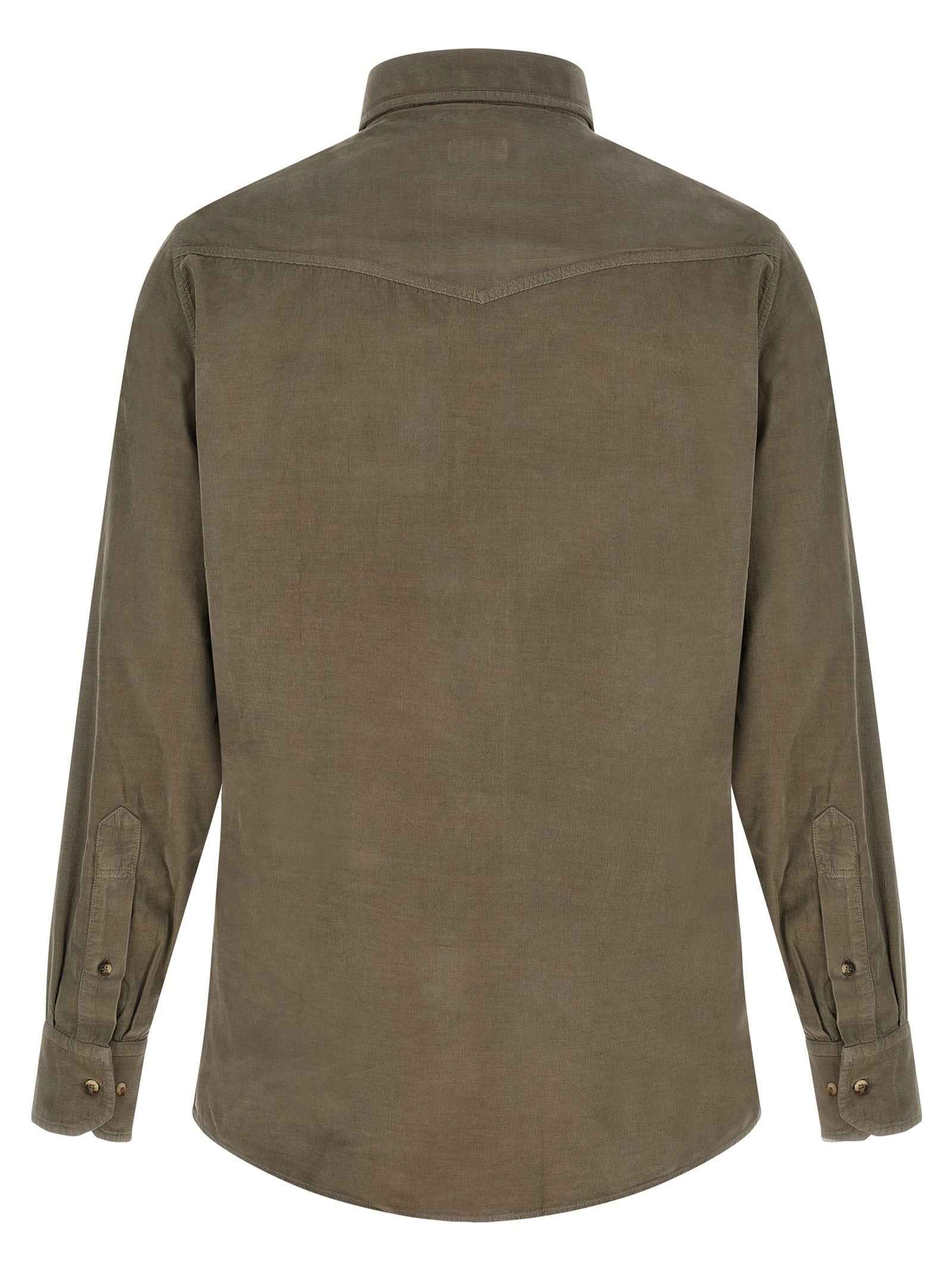 Brunello Cucinelli Bicolor Cotton Blouse