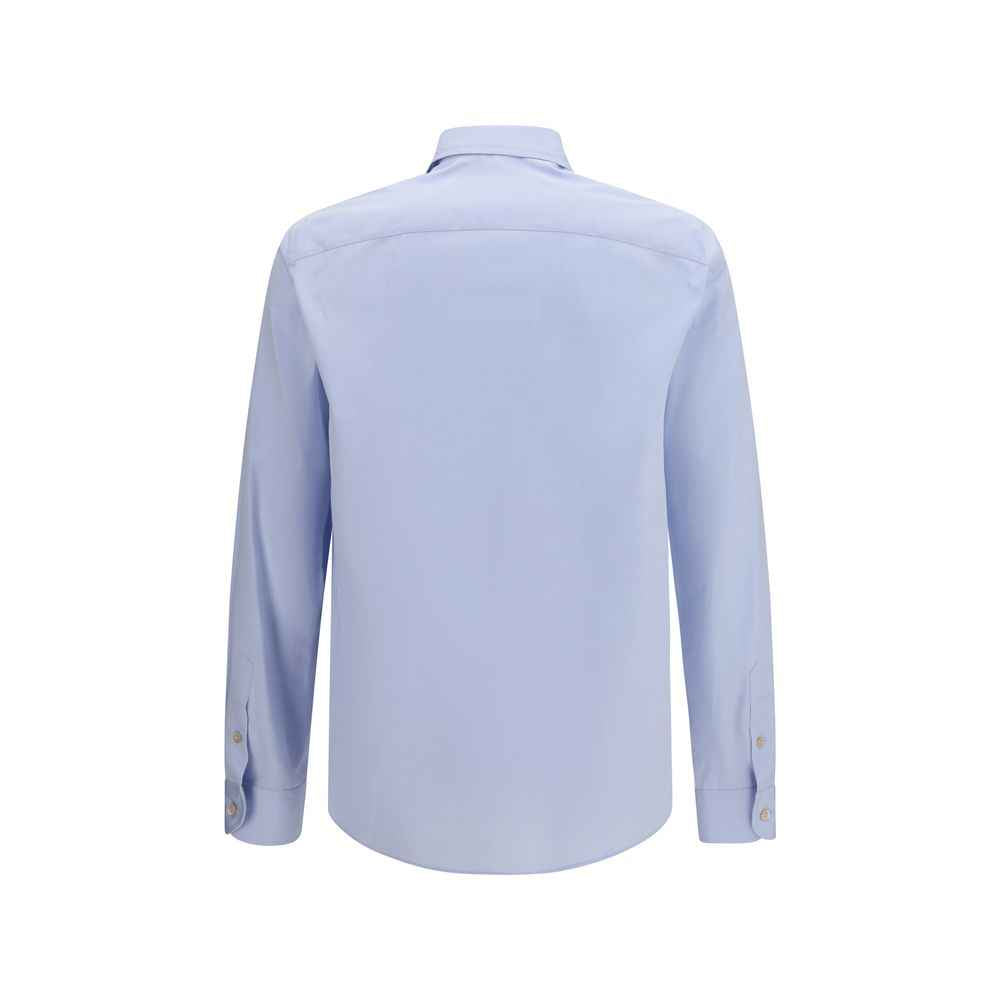 Valentino Garavani Blue Cotton Dress Shirt