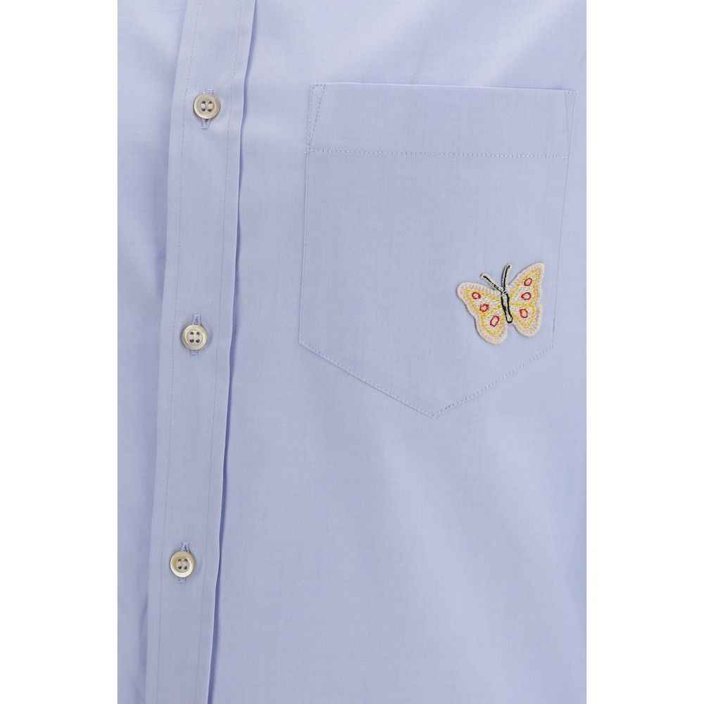 Valentino Garavani Blue Cotton Dress Shirt