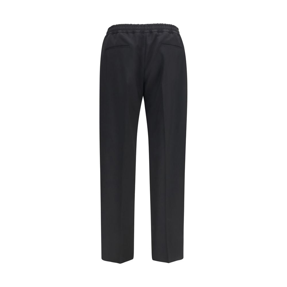 Valentino Garavani Black Wool Oves Aries Chino Pants