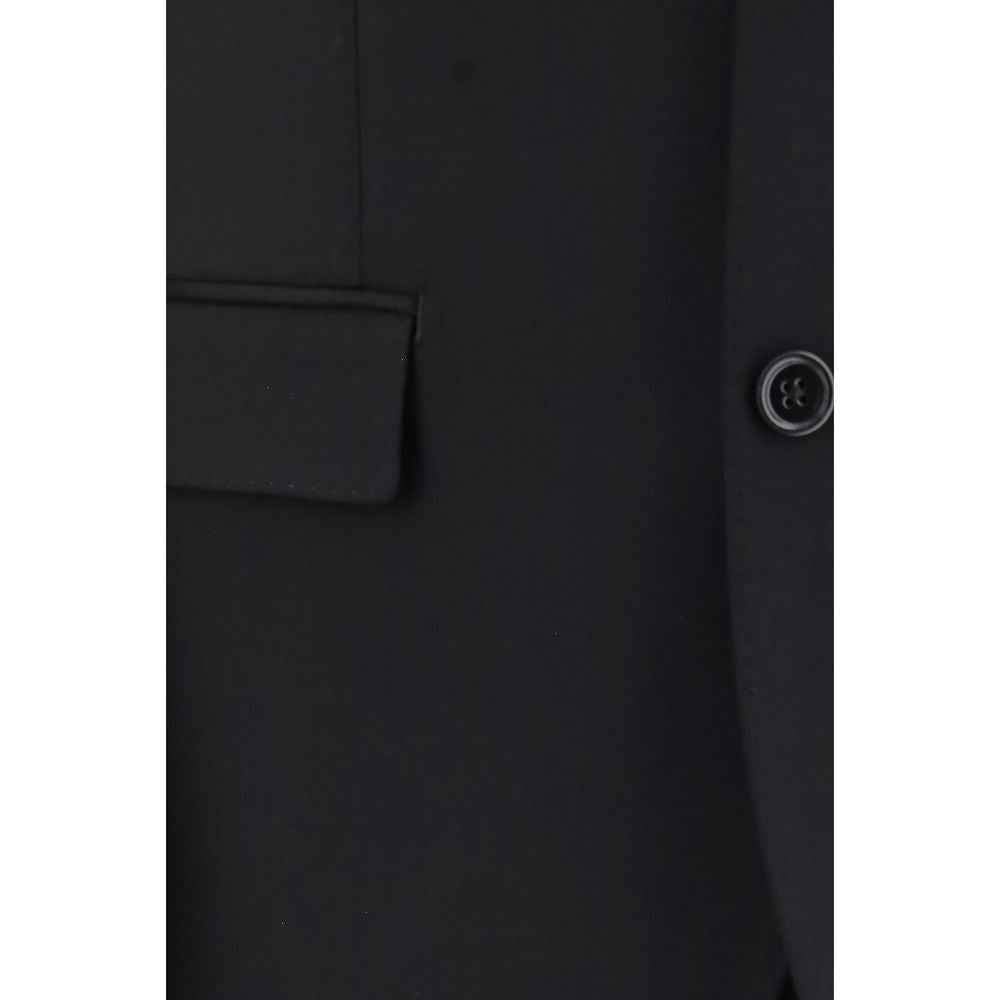 Dolce & Gabbana Black Wool Oves Aries Two-Piece Suit
