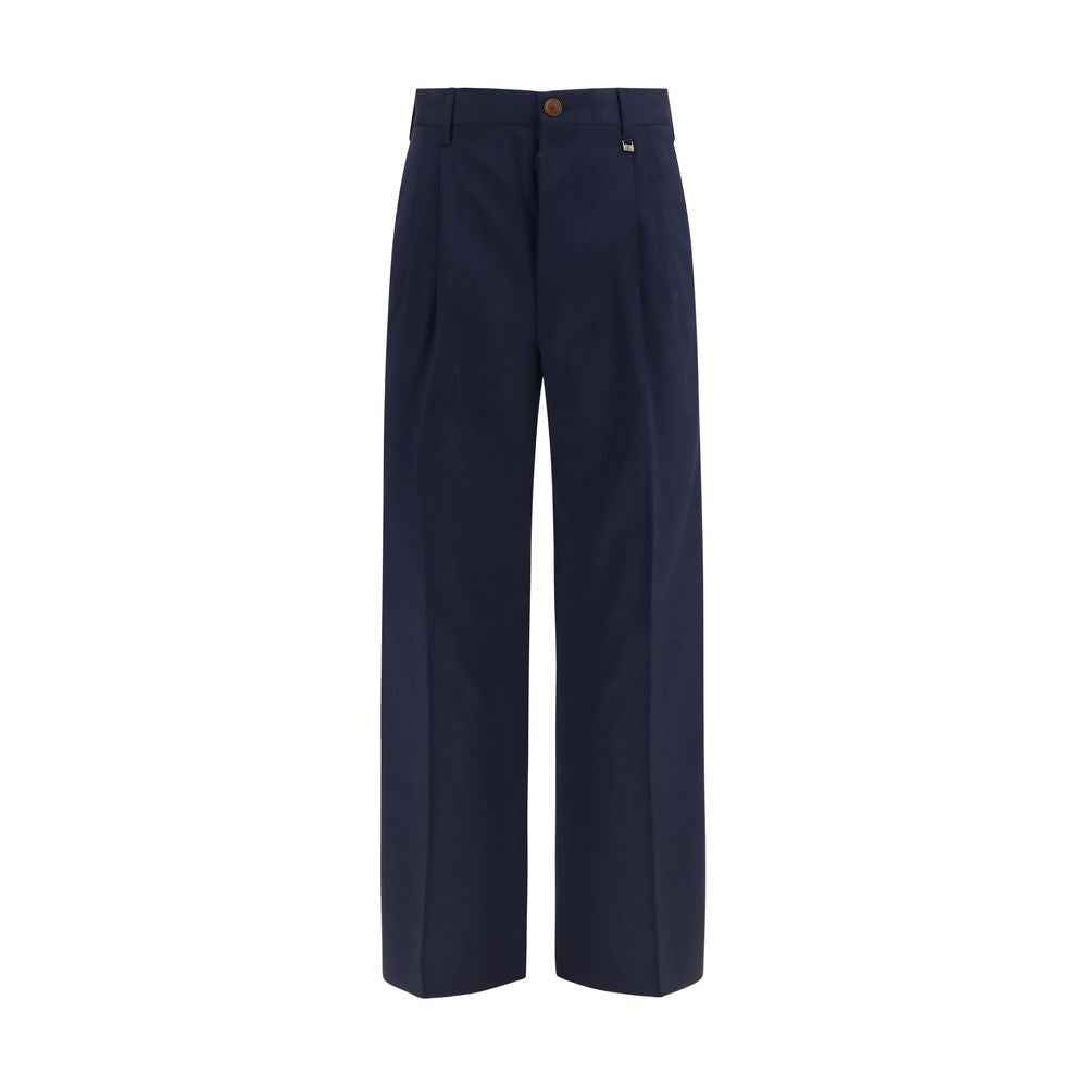 Vivienne Westwood Blue Wool Oves Aries Dress Pants