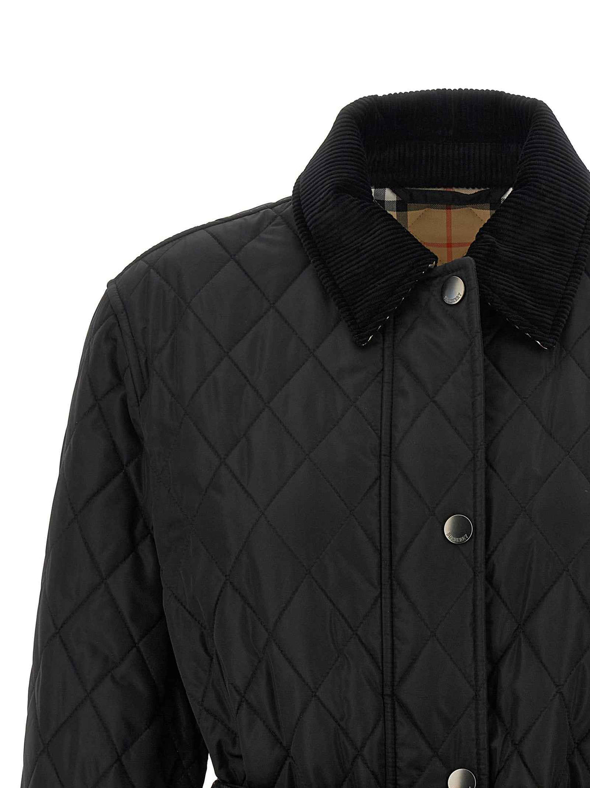 Burberry Black Polyamide Full-Length Jacket