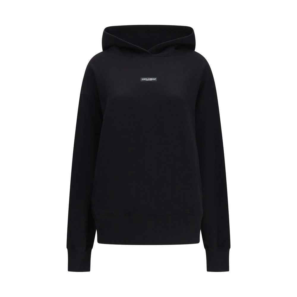 Dolce & Gabbana Black Cotton Sweatshirt
