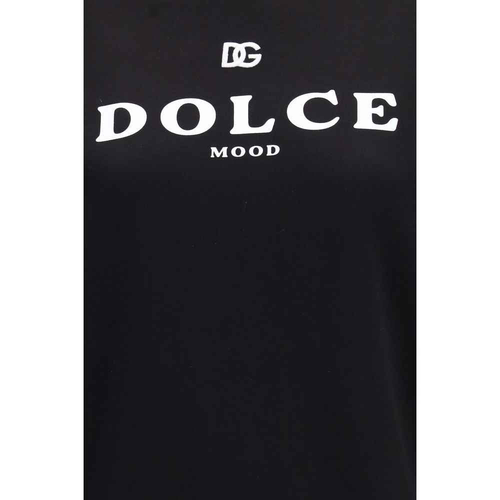 Dolce & Gabbana Black Cotton Sweatshirt