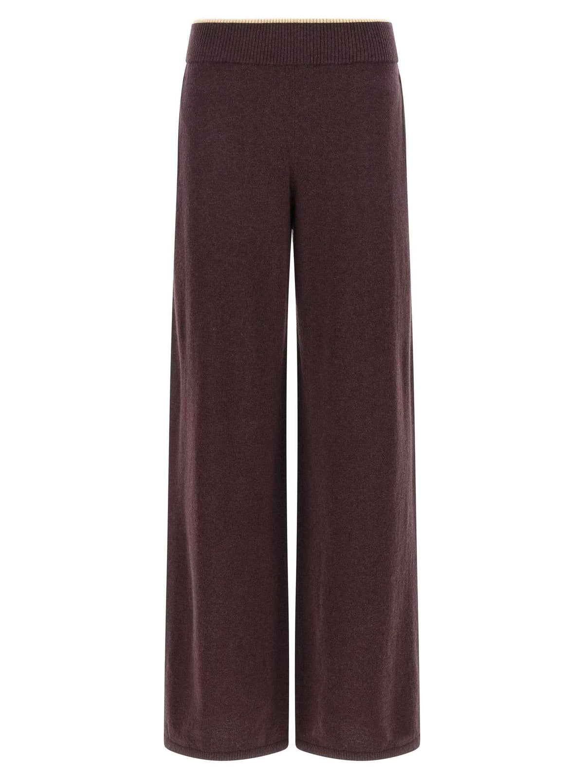 PINKO Purple Wool Casual Pants