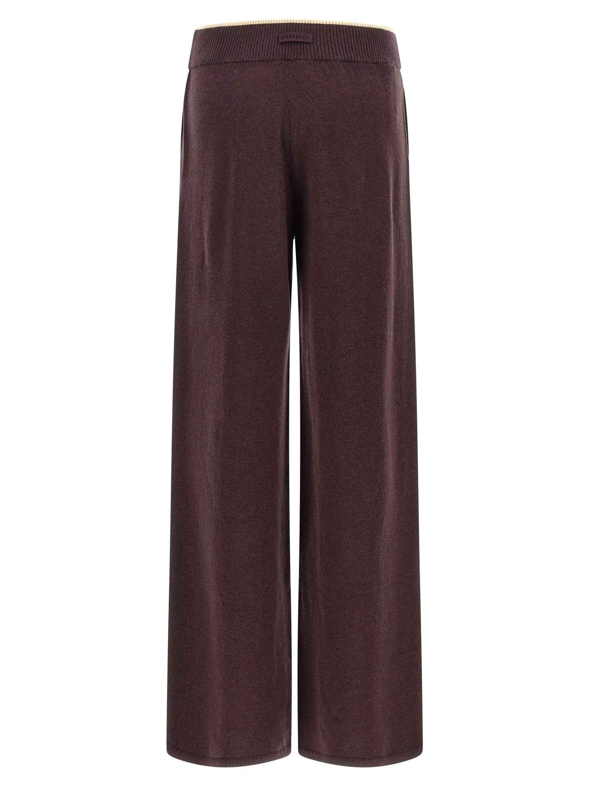 PINKO Purple Wool Casual Pants