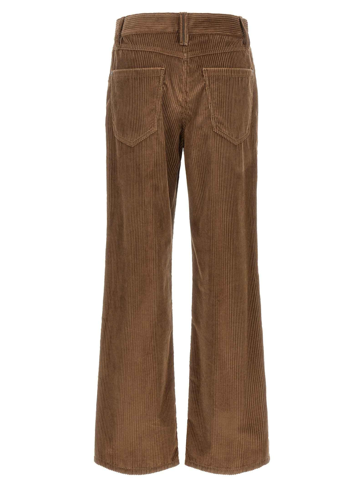 Brunello Cucinelli Brown Cotton Casual Pants