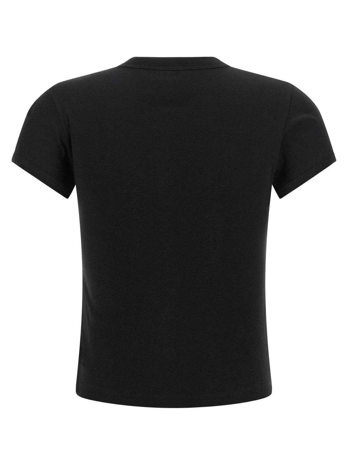 Saint Laurent Black Cotton T-Shirt