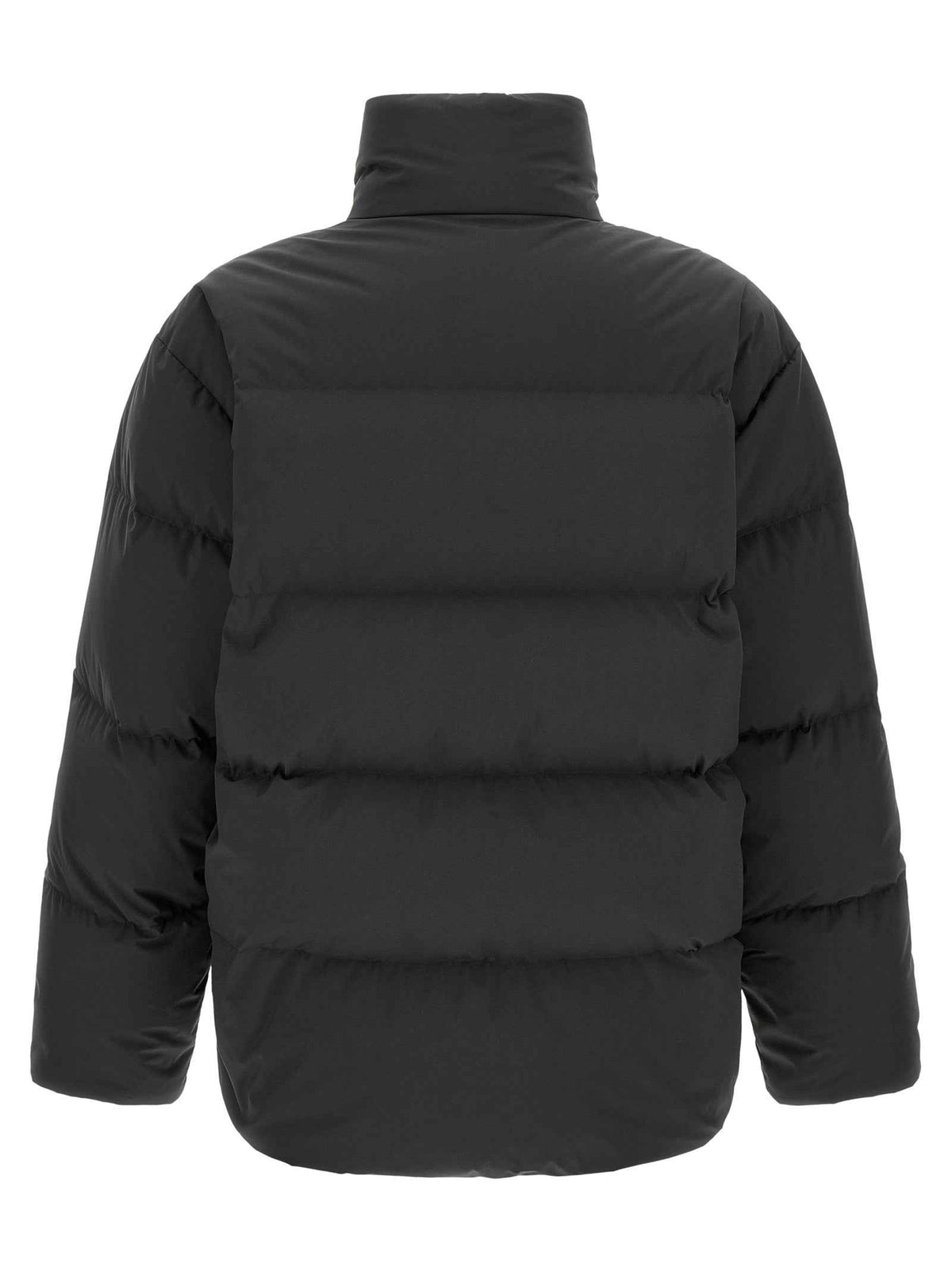 Saint Laurent Black Polyester Full-Length Jacket