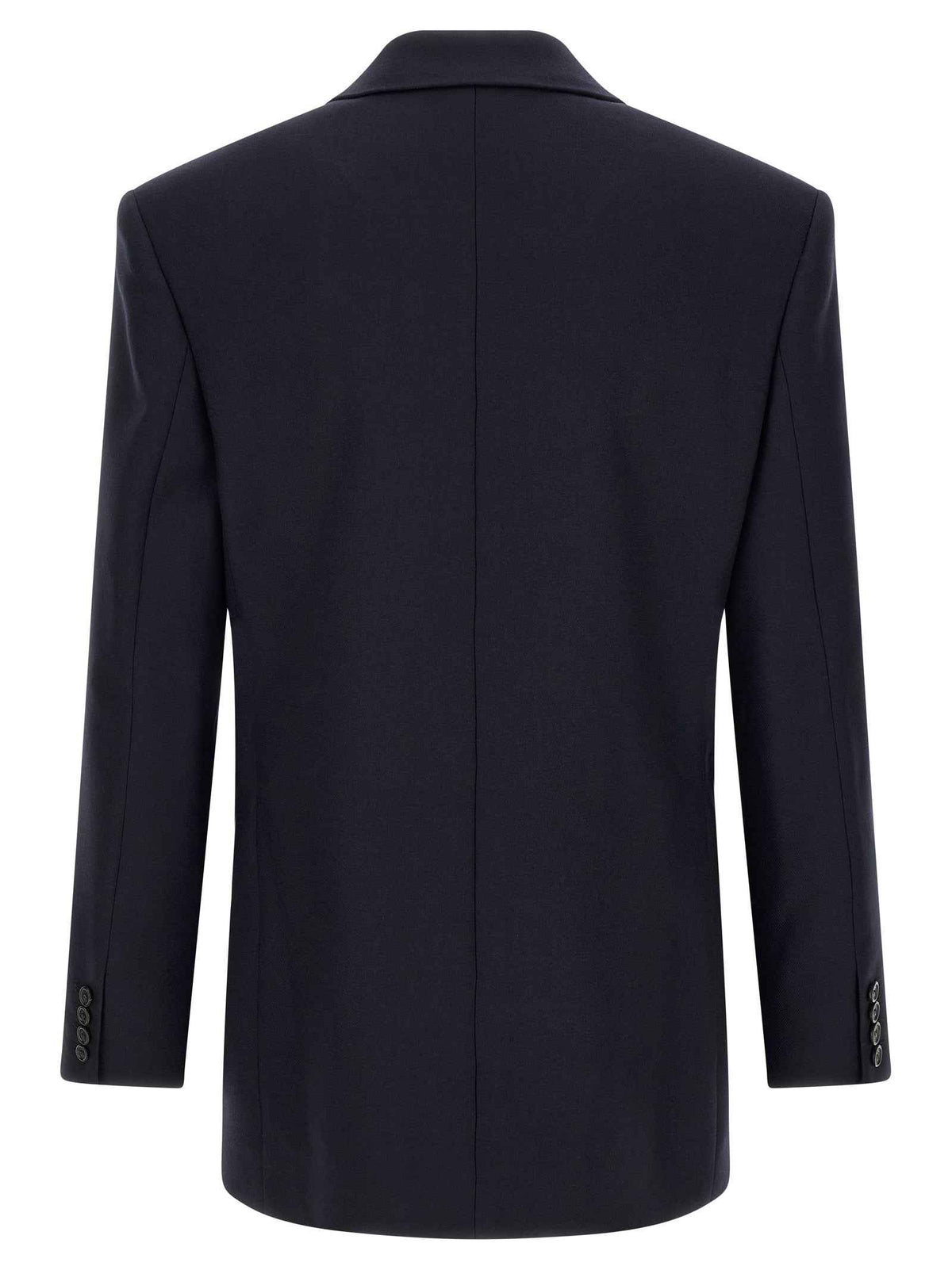 Saint Laurent Blue Wool Blazer