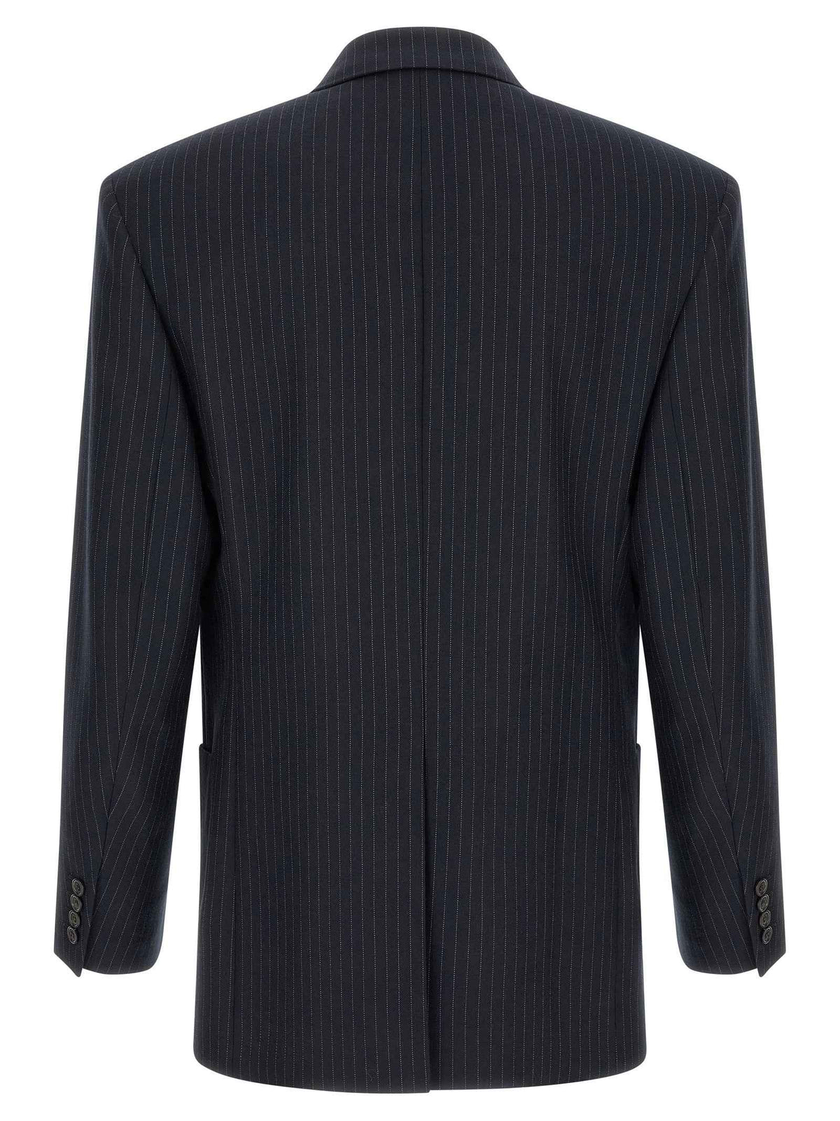 Saint Laurent Blue Wool Blazer