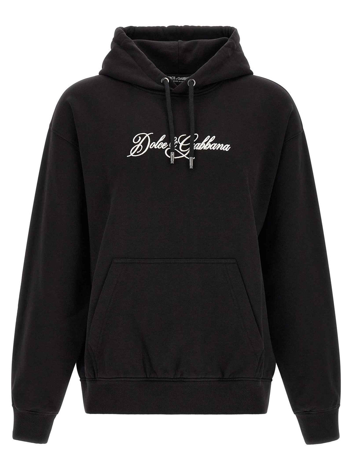 Dolce & Gabbana Black Cotton Sweatshirt