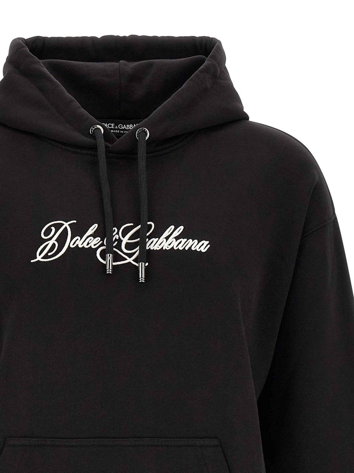 Dolce & Gabbana Black Cotton Sweatshirt