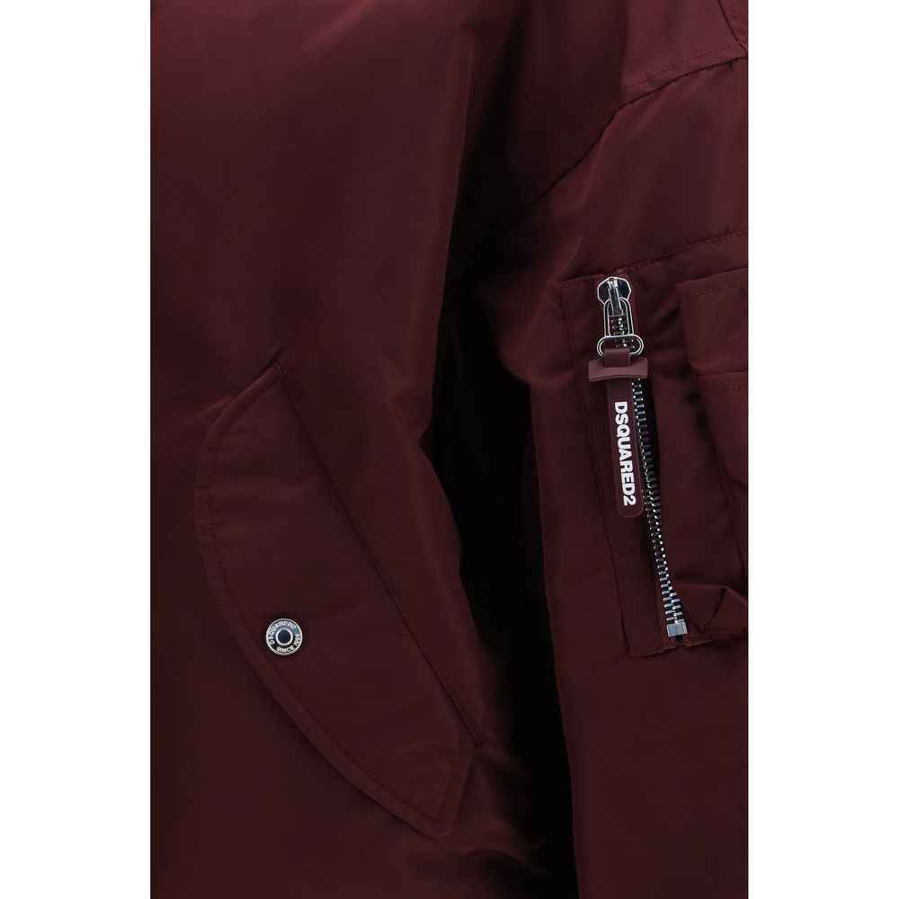 Dsquared² Bordeaux Nylon Bomber