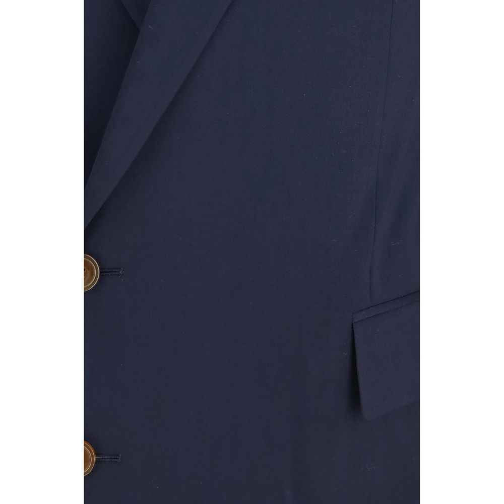 Vivienne Westwood Blue Wool Oves Aries Full-Length Jacket