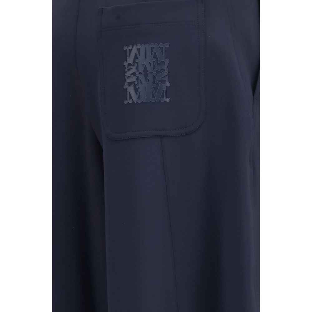 Max Mara Blue Polyamide Casual Pants
