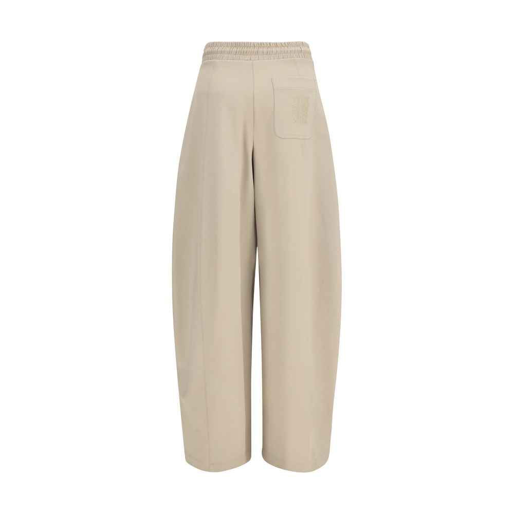 Max Mara Beige Polyamide Athletic Pants