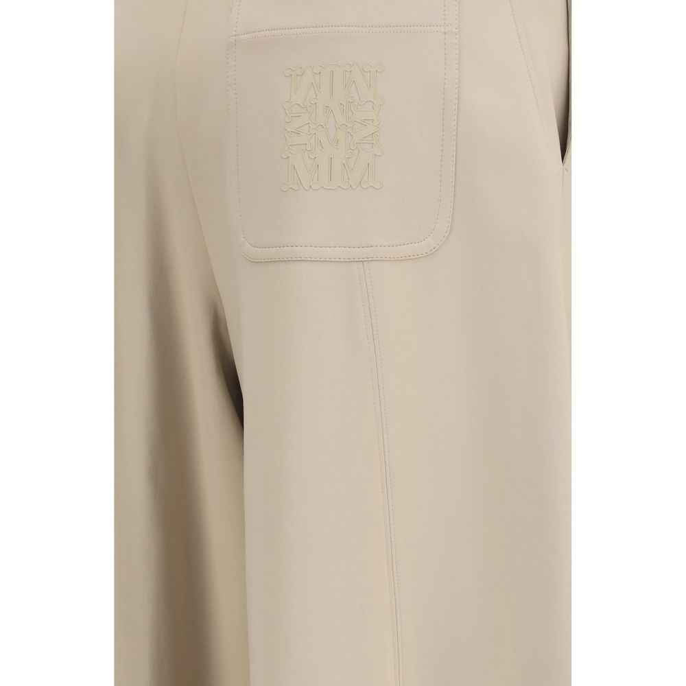 Max Mara Beige Polyamide Athletic Pants