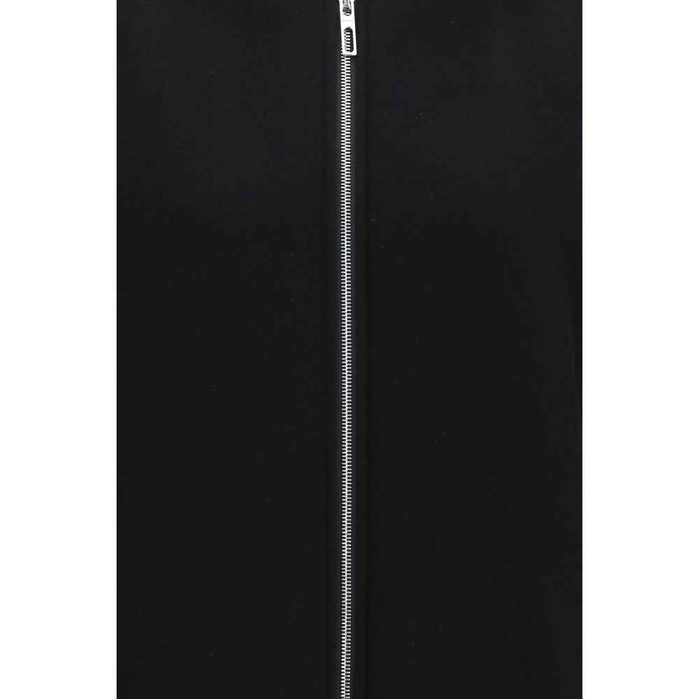 Max Mara Black Wool Oves Aries Full-Length Jacket