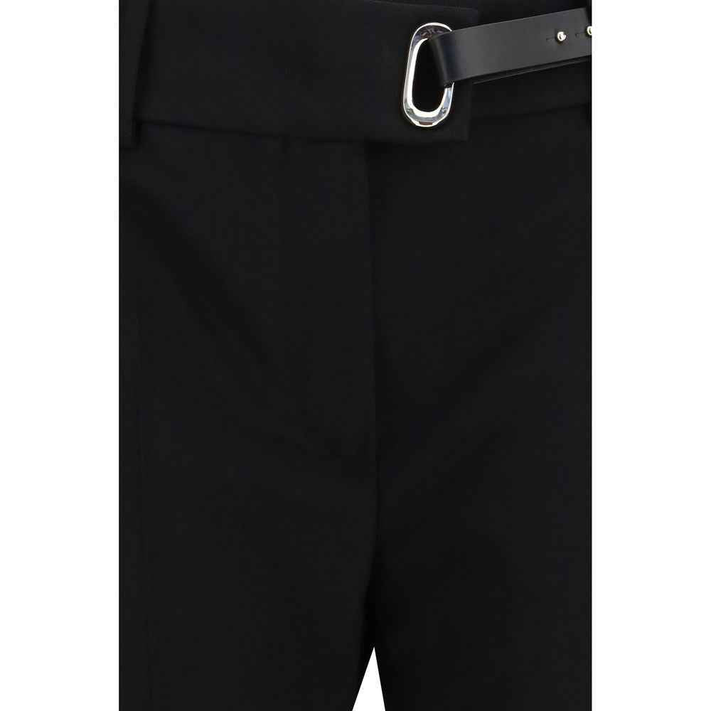 Max Mara Black Viscose Casual Pants