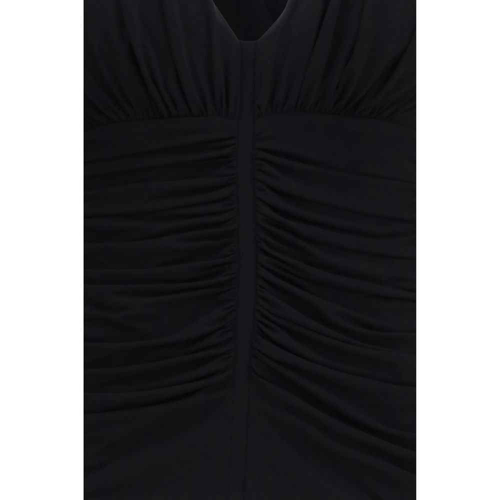 Max Mara Black Viscose Dress Shirt