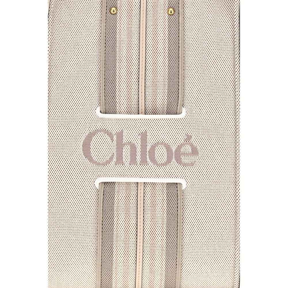 Chloé Beige Cotton Shoulder Bag