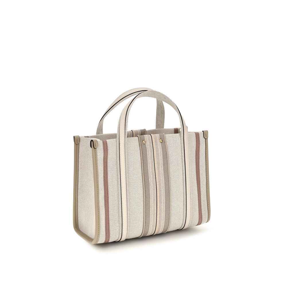 Chloé Beige Cotton Shoulder Bag