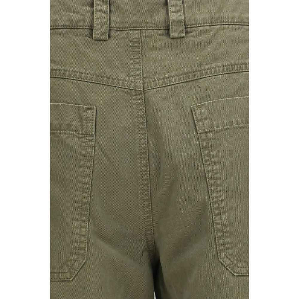 Off-White Bicolor Cotton Casual Pants