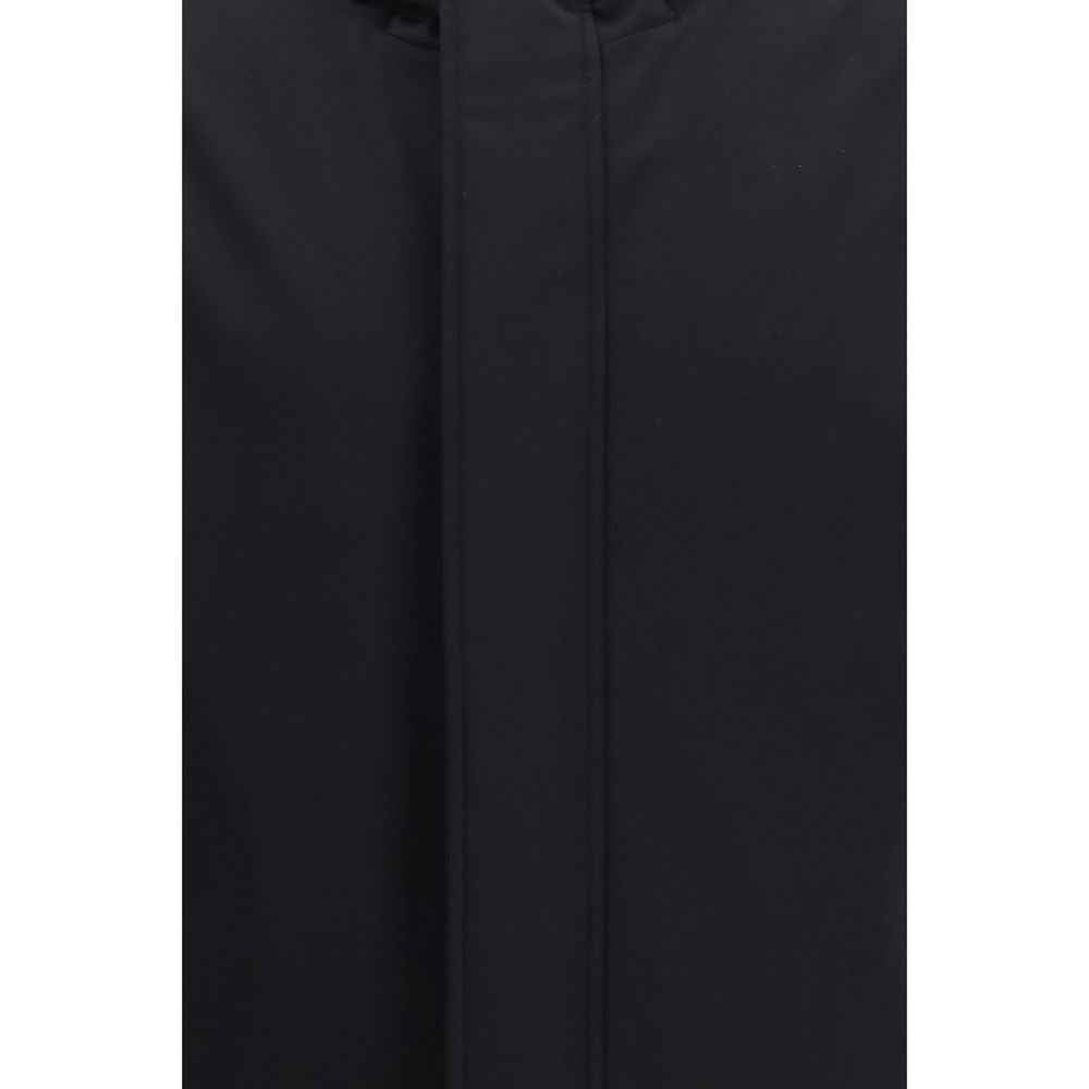 Herno Black Polyester Full-Length Jacket