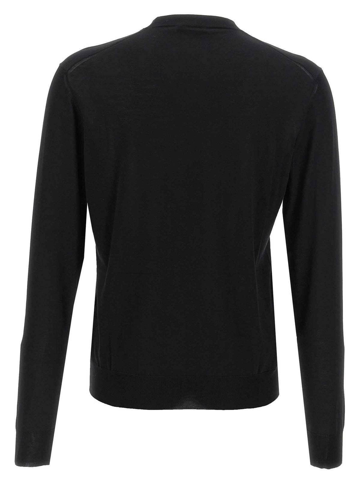 Prada Black Silk Cardigan