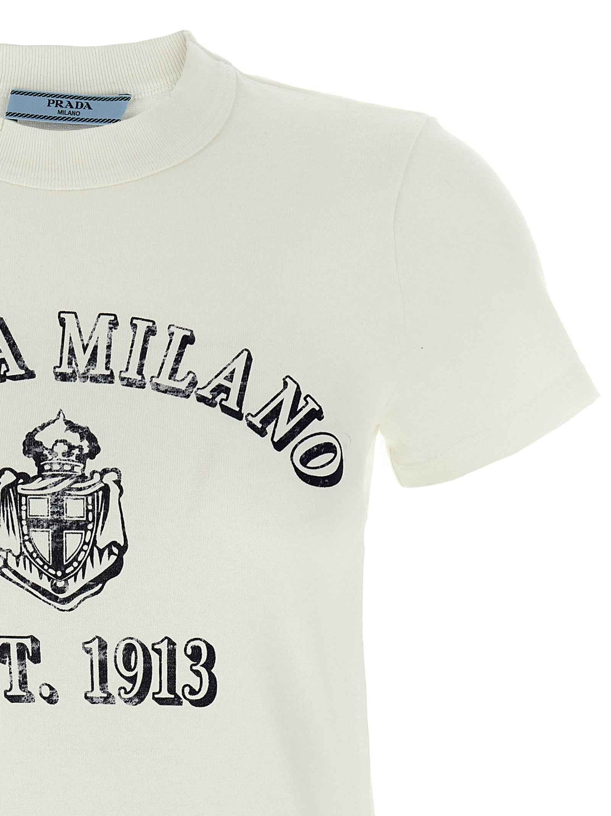 Prada White Cotton T-Shirt