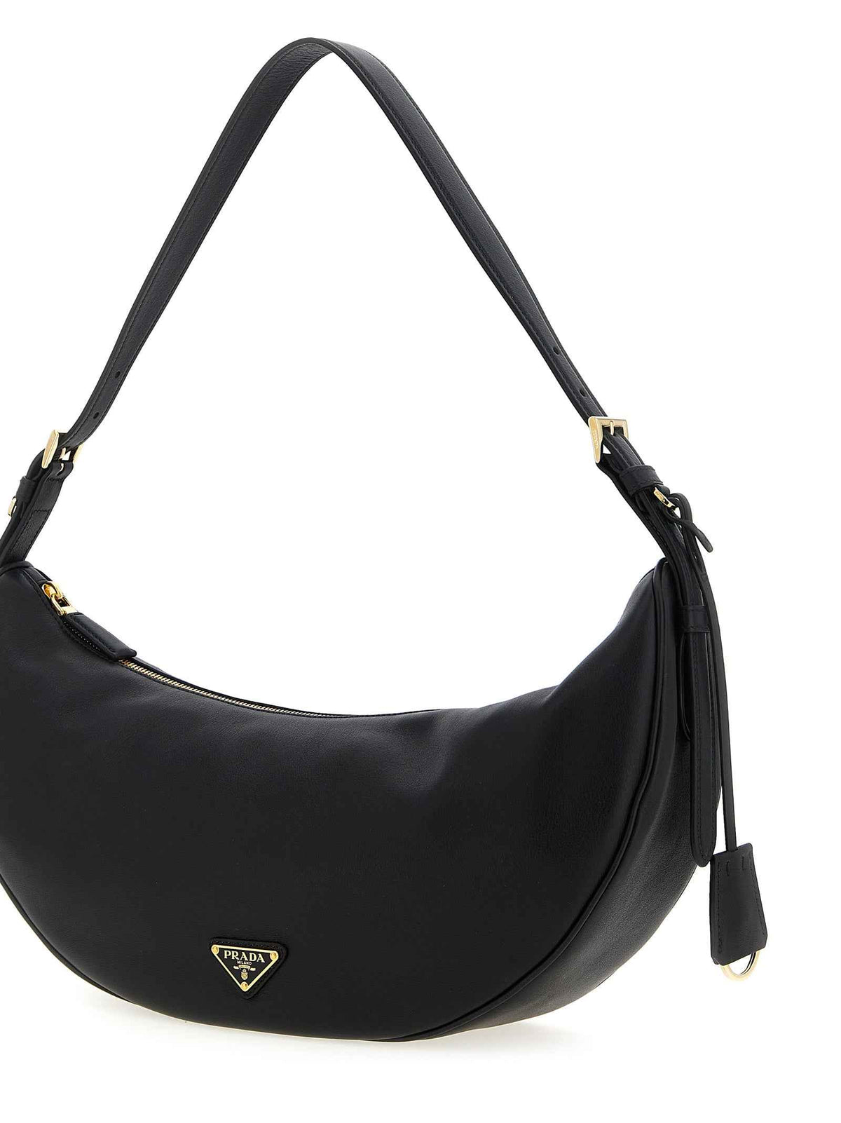 Prada Black Calfskin Shoulder Bag