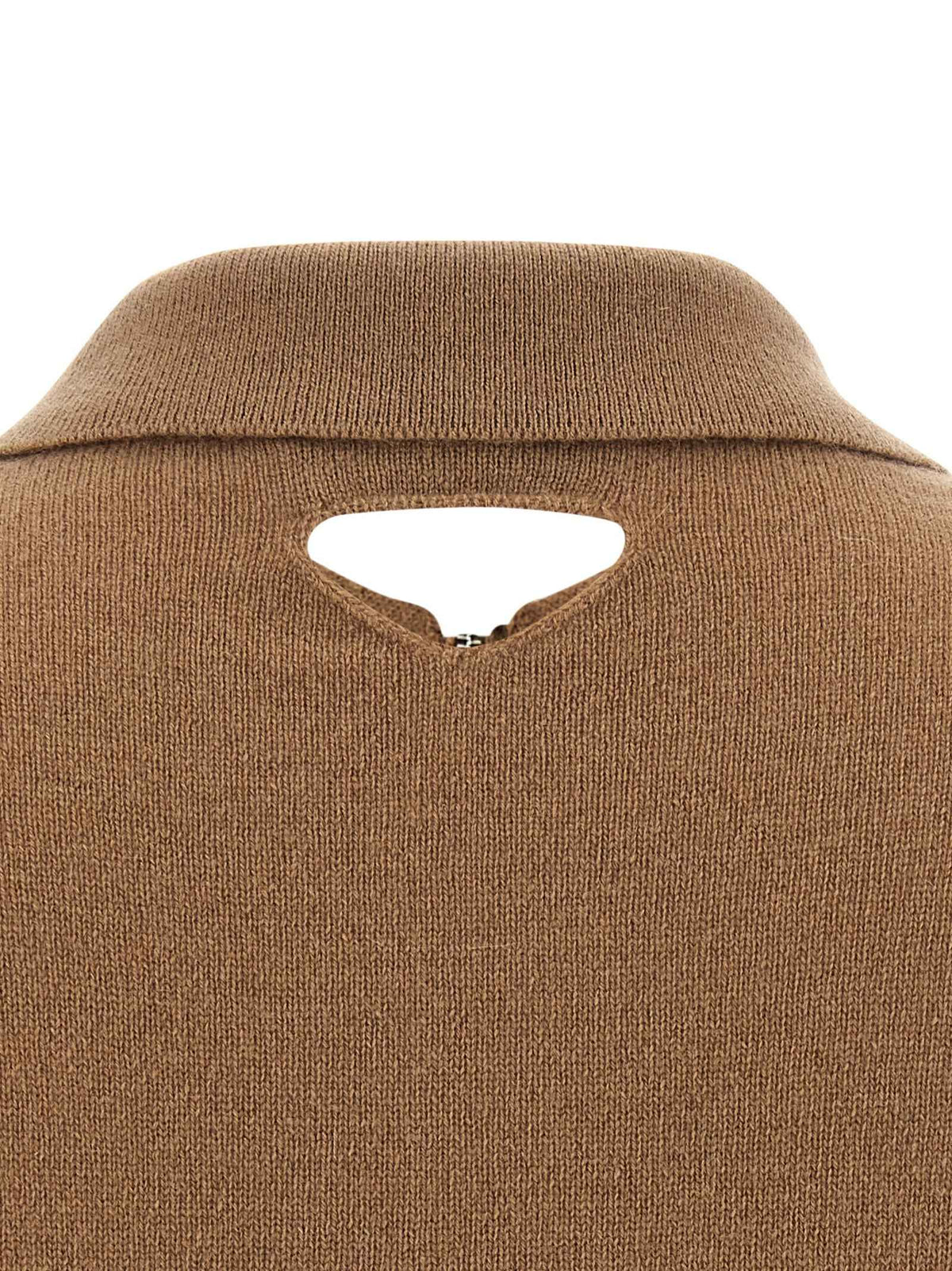 Prada Beige Cashmere Polo Shirt