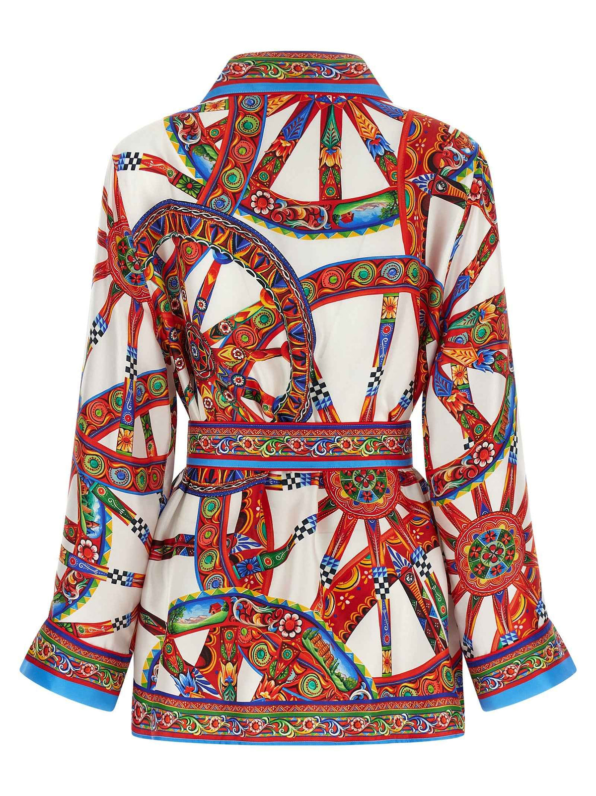 Dolce & Gabbana Multicolor Silk Blouse