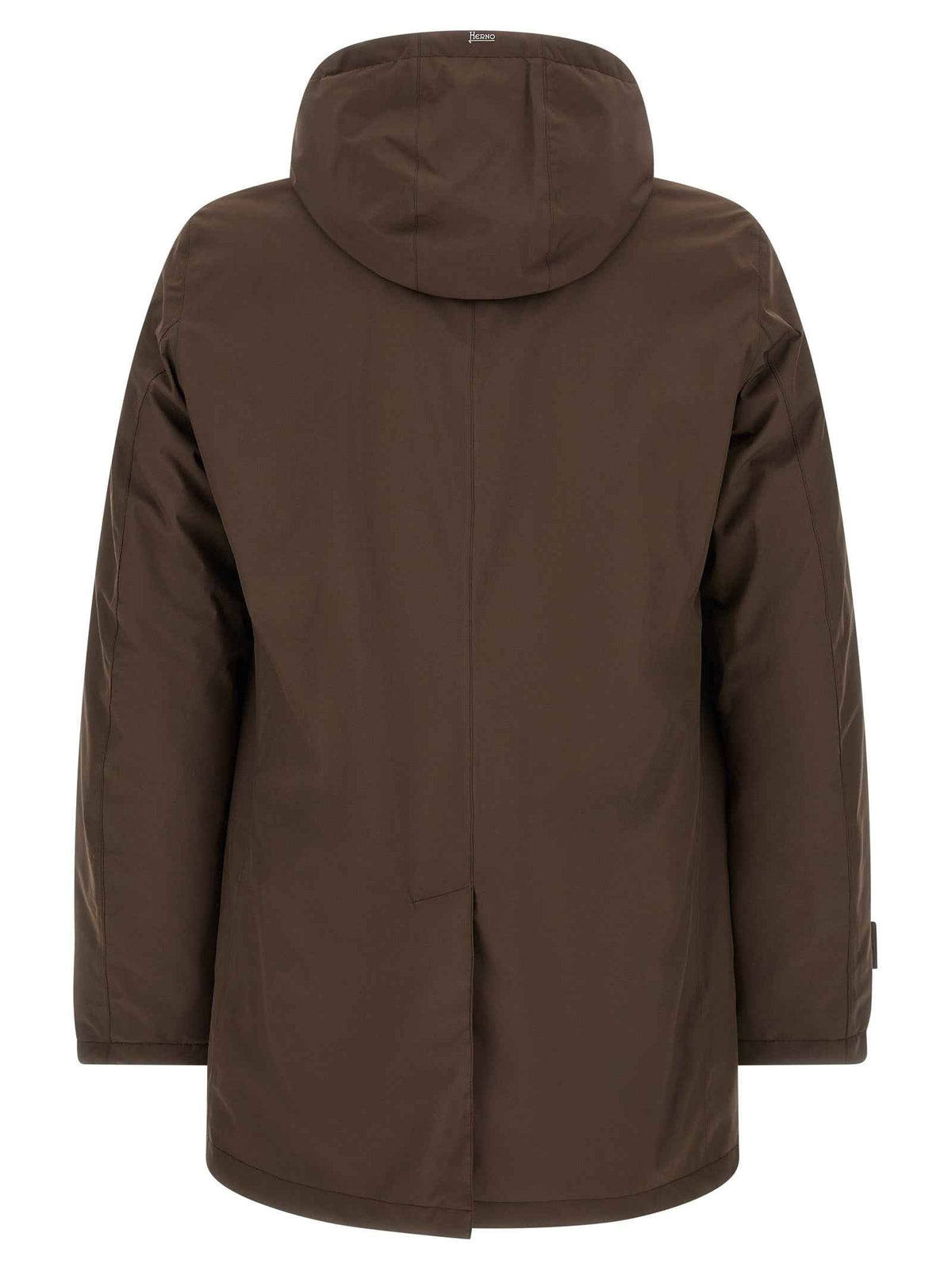 Herno Brown Polyester Parka