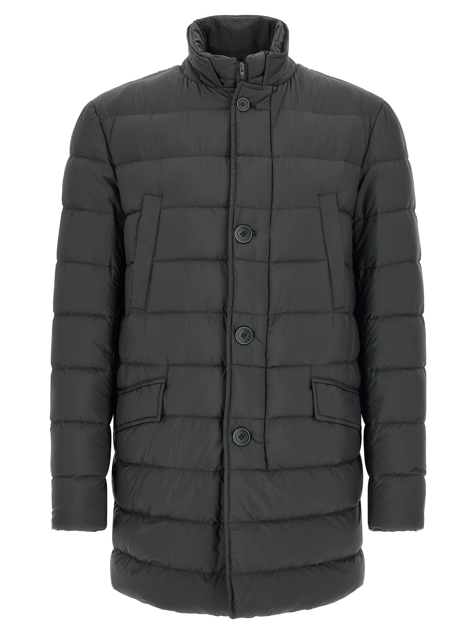 Herno Gray Polyamide Coat