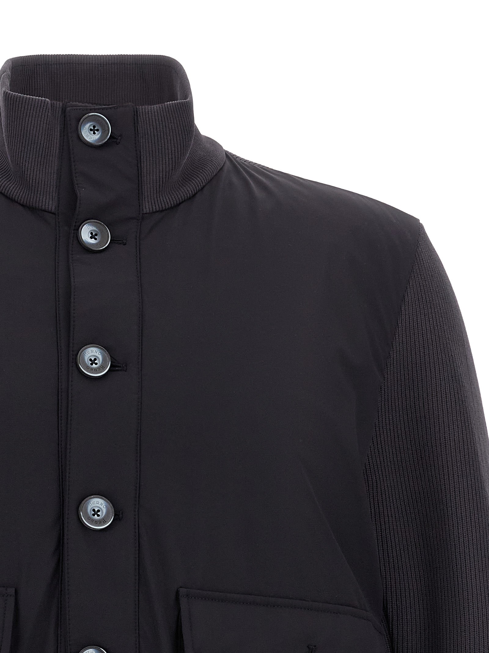 Herno Blue Cotton Jacket