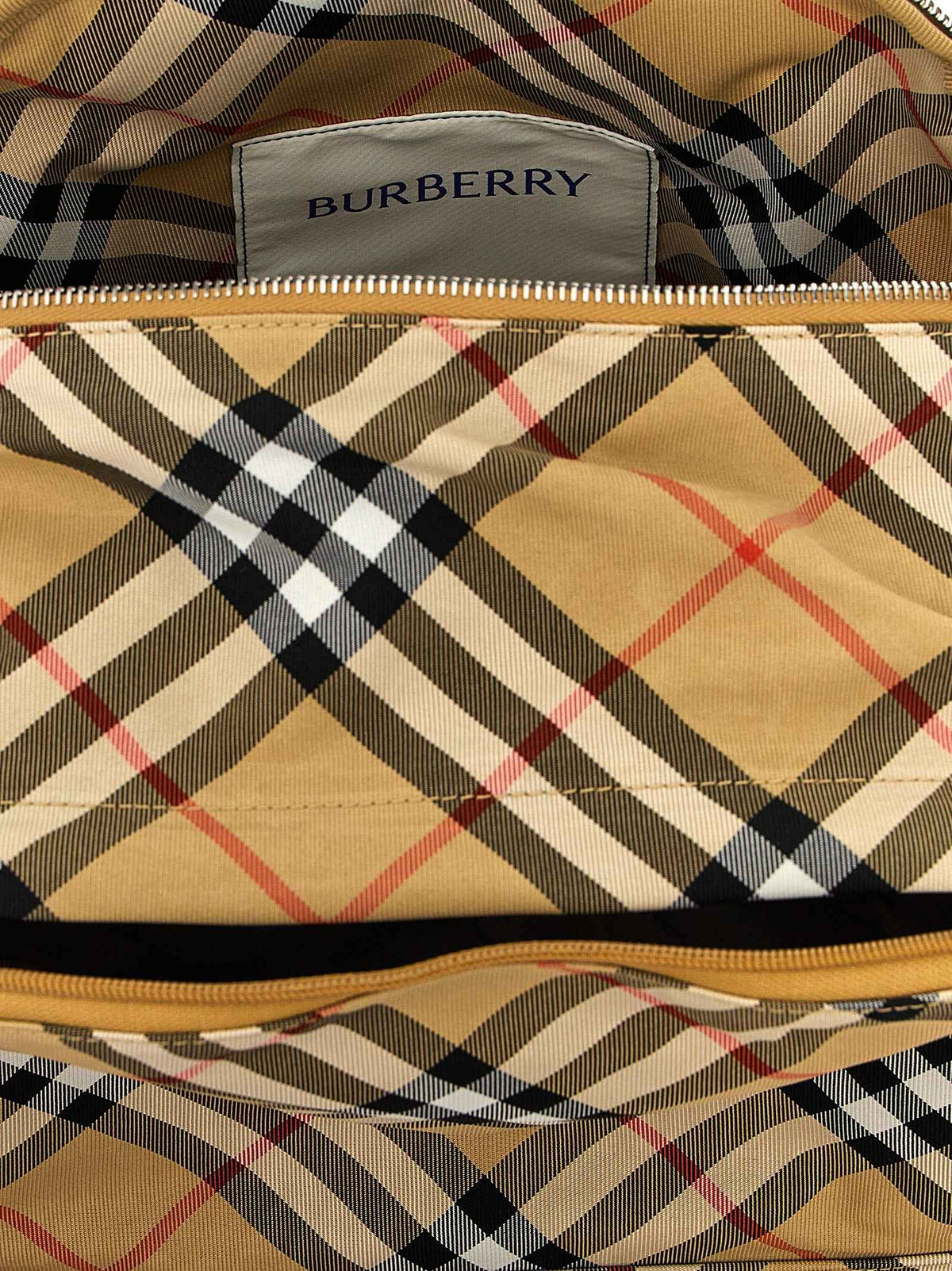 Burberry Beige Polyester Backpack