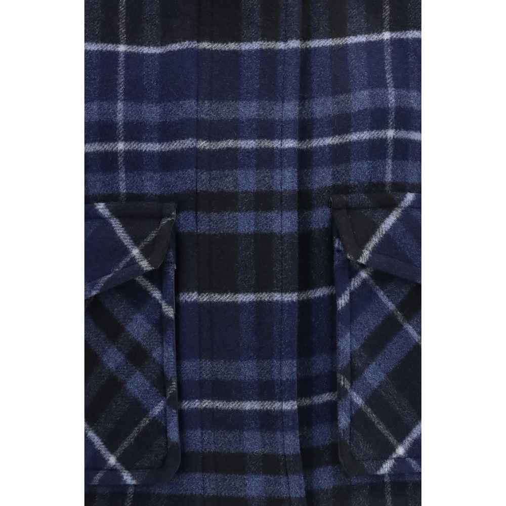 PINKO Blue Wool Oves Aries Shell Jacket