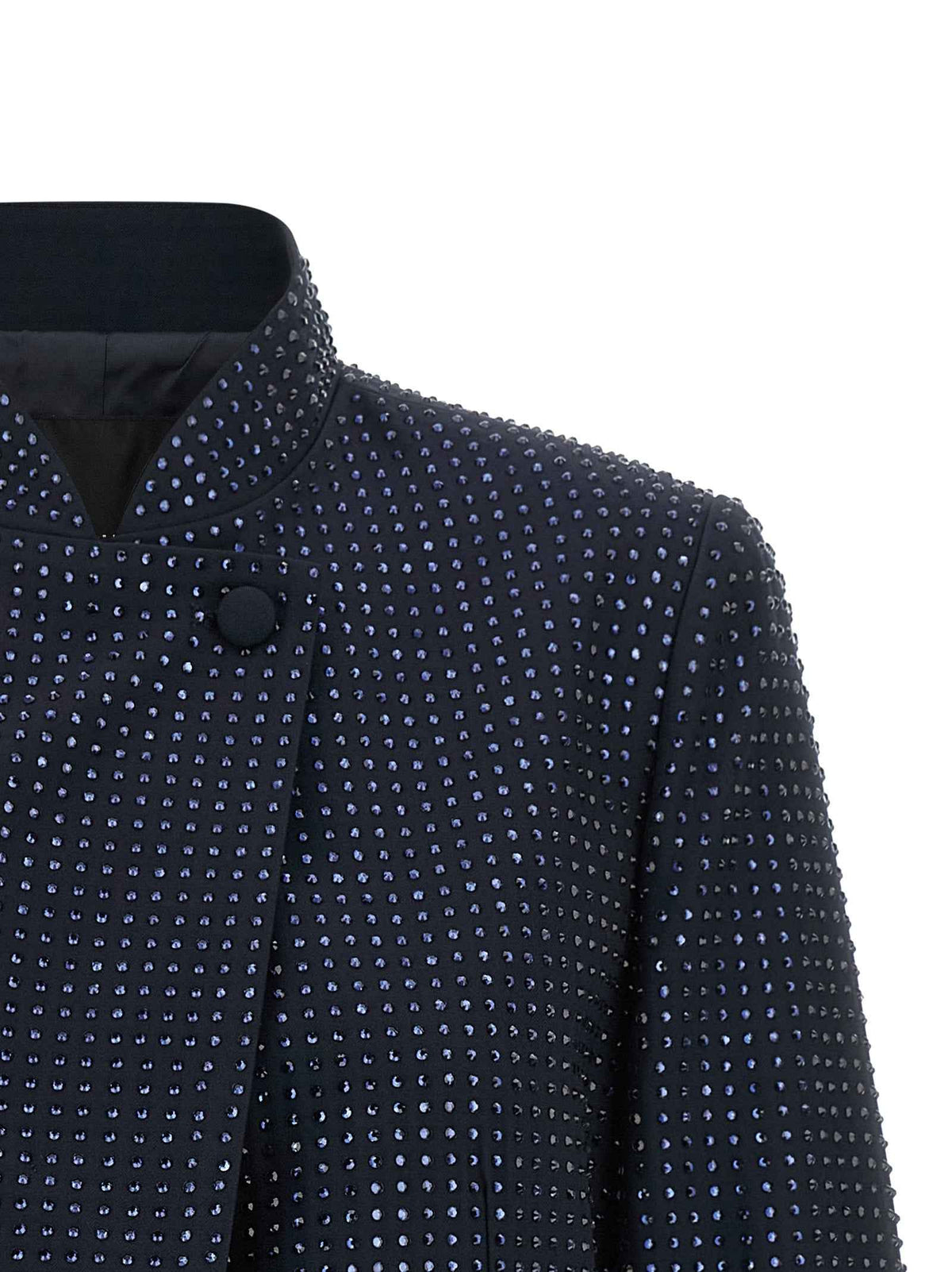 PINKO Blue Polyester Full-Length Jacket
