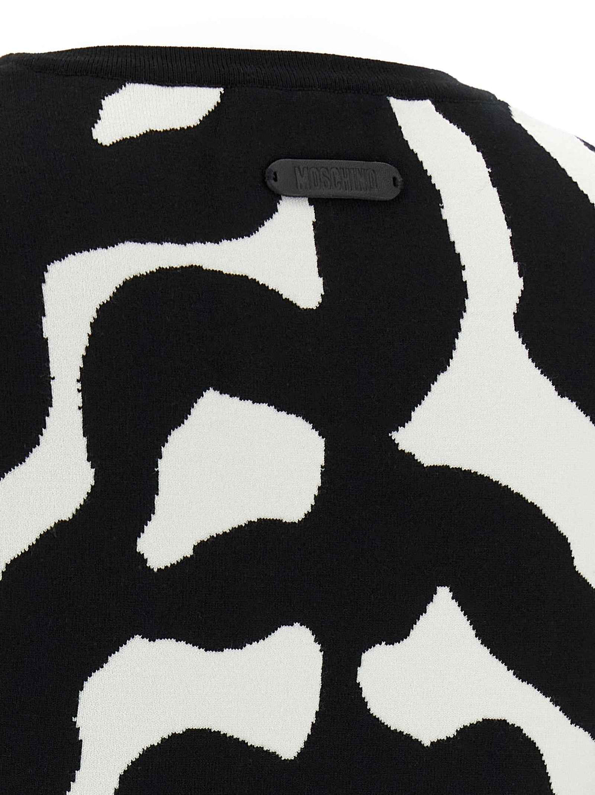 Moschino Black Viscose Cardigan