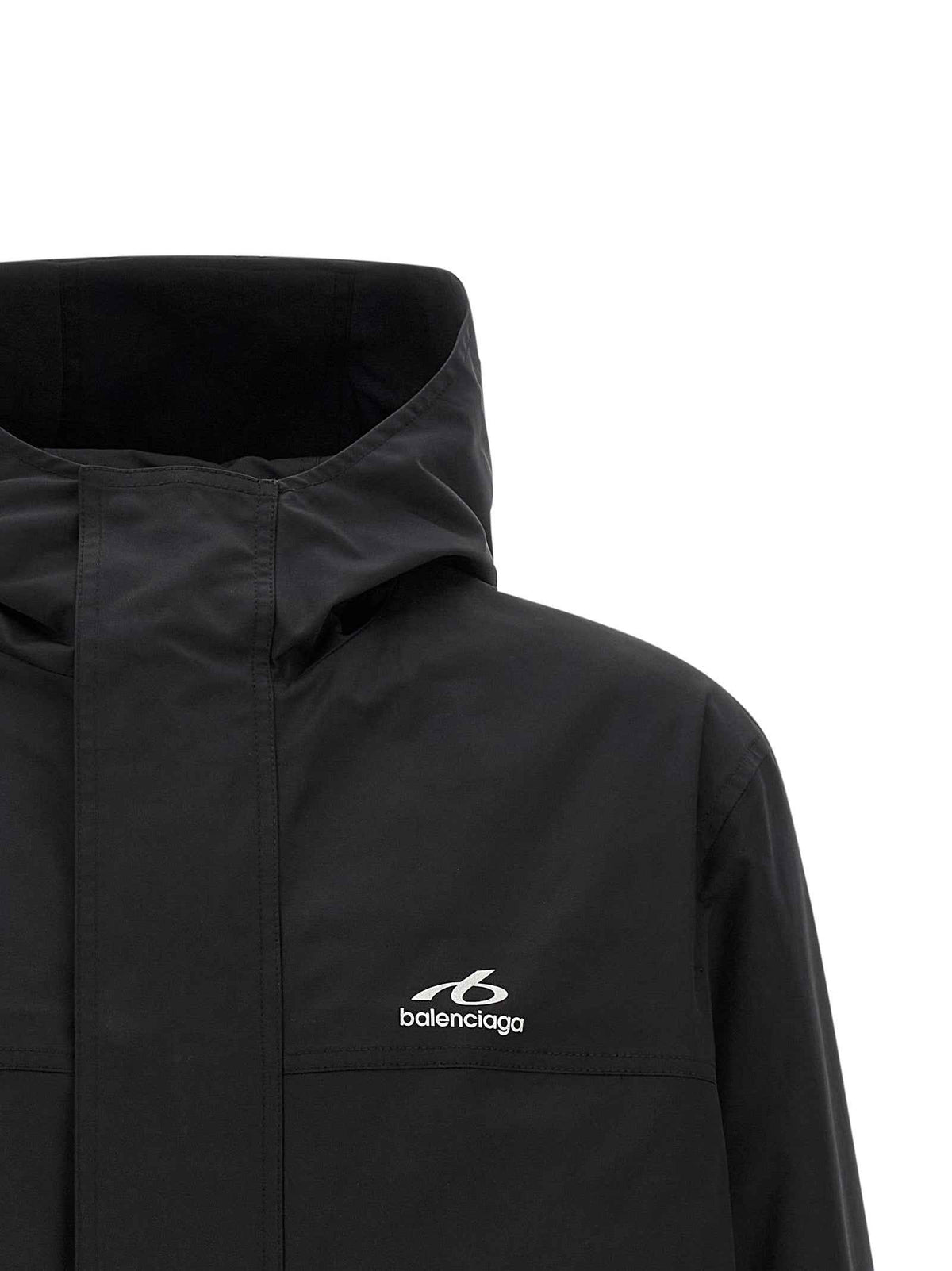Balenciaga Black Polyester Parka
