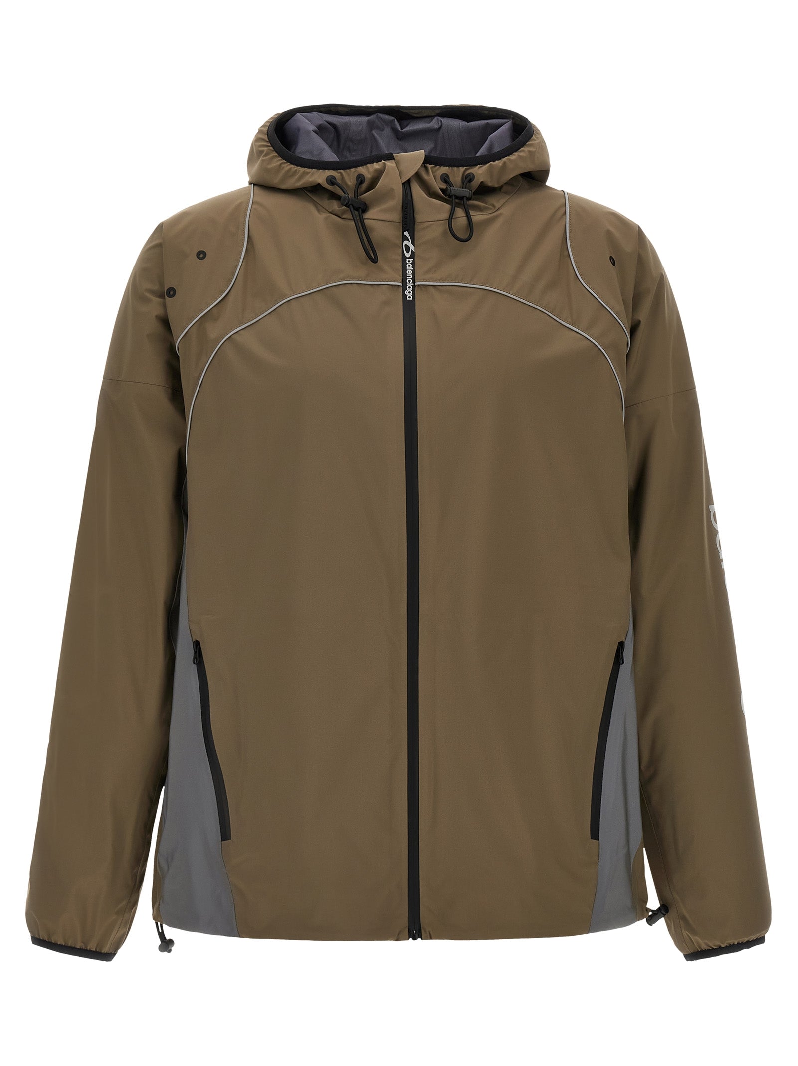 Balenciaga Gray Polyester Parka