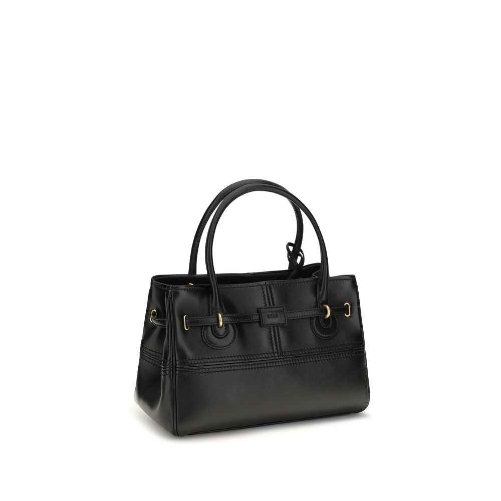 Chloé Black Buffalo Leather Handbag
