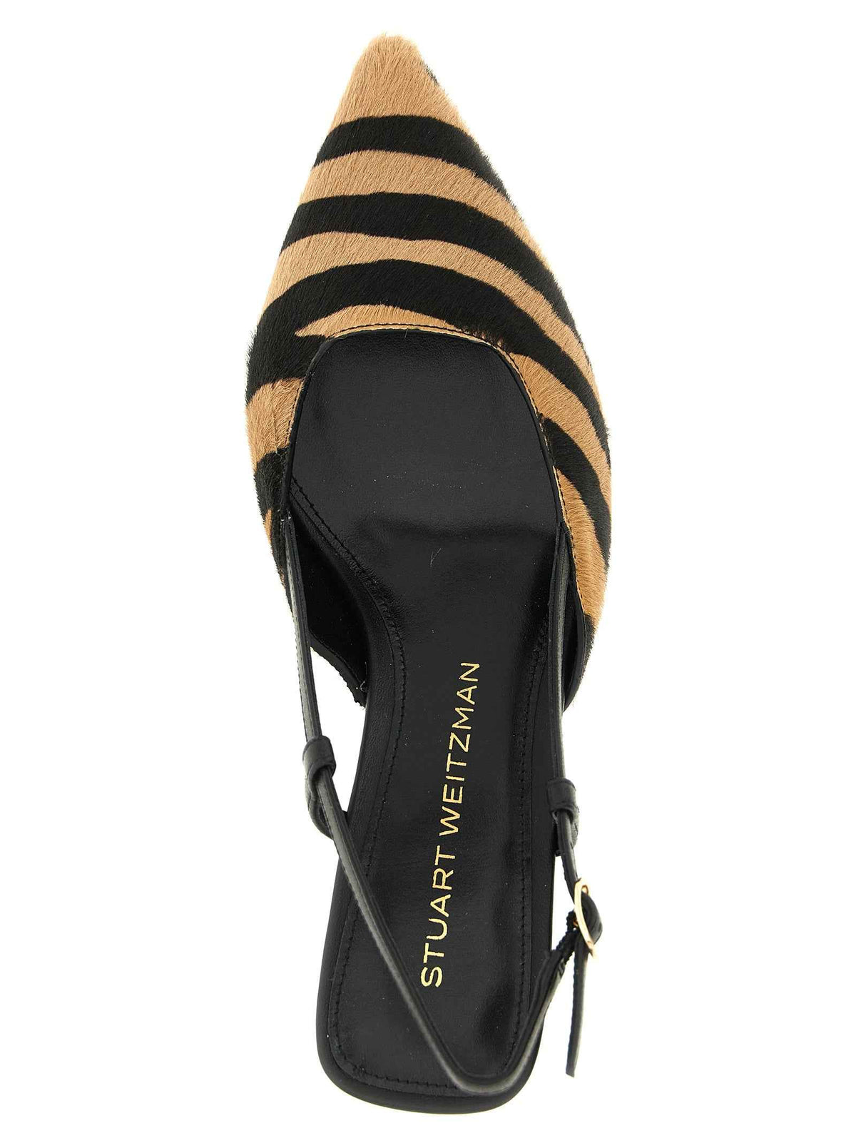 Stuart Weitzman Multicolor Calfskin Mid Heel Pumps